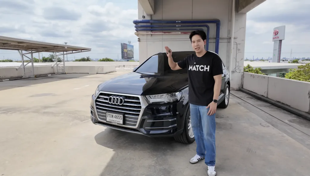 Audi Q7 40 TFSI Quattro ปี 2018 – สีนี้ไม่ซ้ำใครแน่นอน กับราคาสุดพิเศษ 1.19 ล้านเท่านั้น